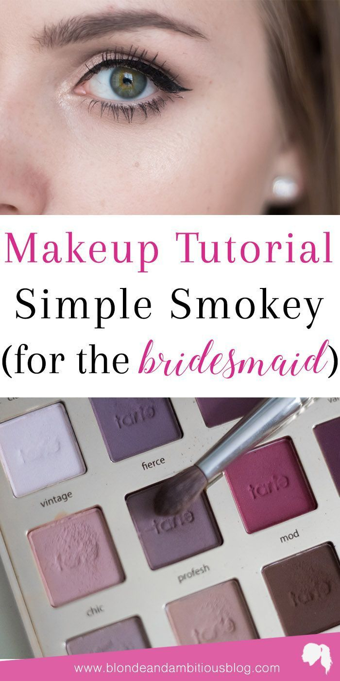 Simple Smokey Eye Makeup Eye Makeup Simple Smokey Eye Makeup Tutorial For Bridesmaids