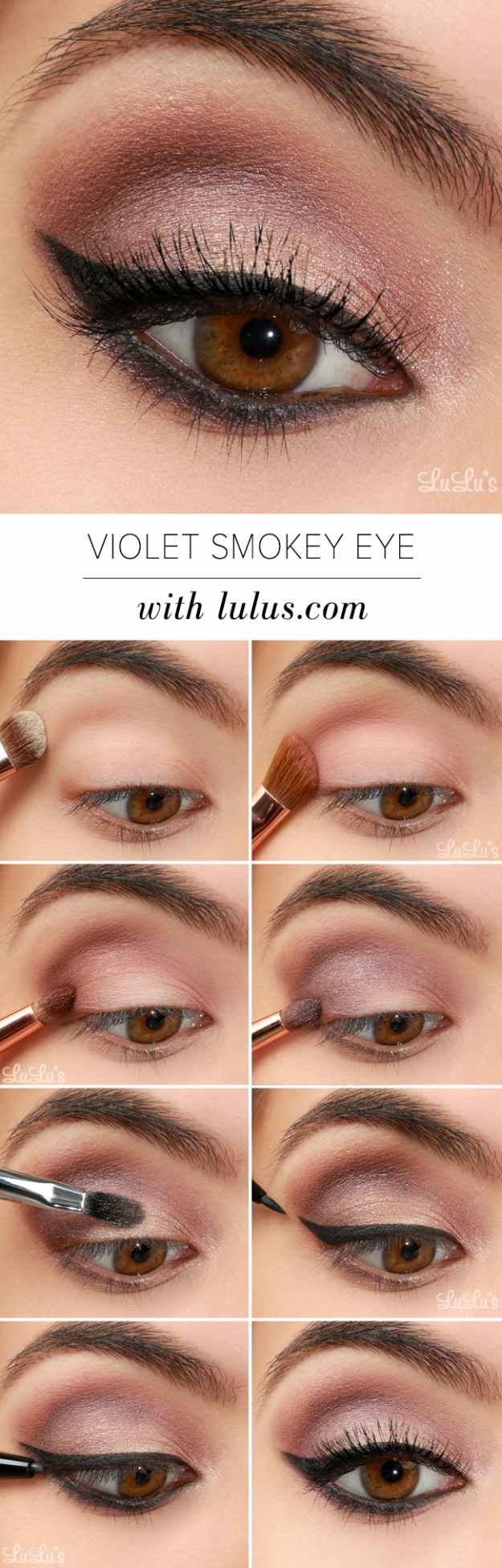 Smokey Brown Eye Makeup Gorgeous Easy Makeup Tutorials For Brown Eyes Makeup Tutorials