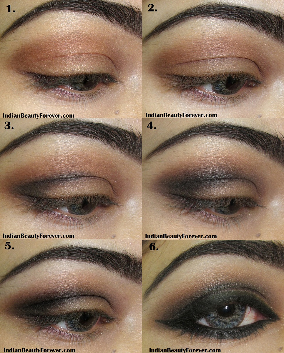 Smokey Brown Eye Makeup Smokey Brown Eye Makeup Step Step Tutorial Indian Beauty Forever