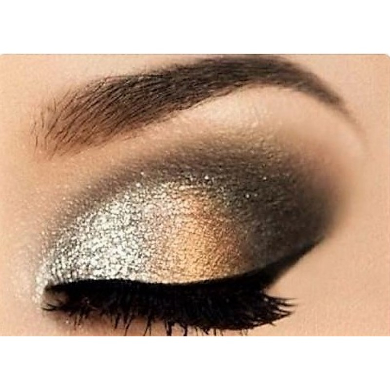 Smokey Eye Cheer Makeup Champagne Smokey Eye