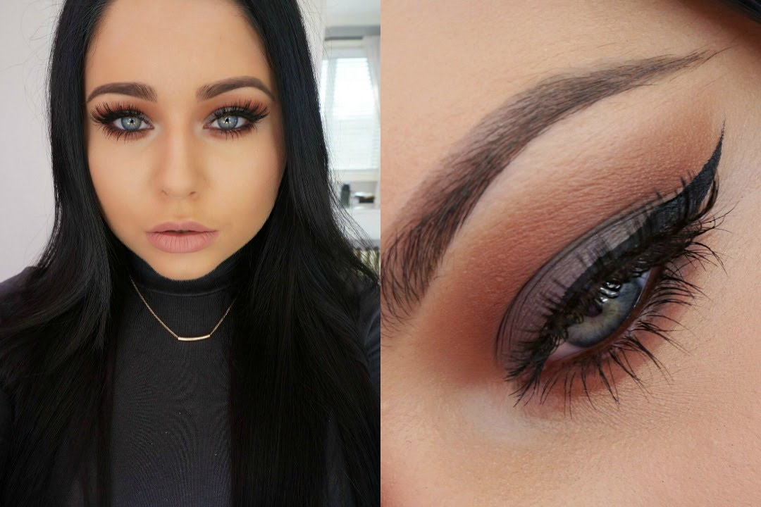 Smokey Eye Makeup For Grey Eyes Cool Grey Rich Warm Brown Smokey Eye Makeup Tutorial Youtube