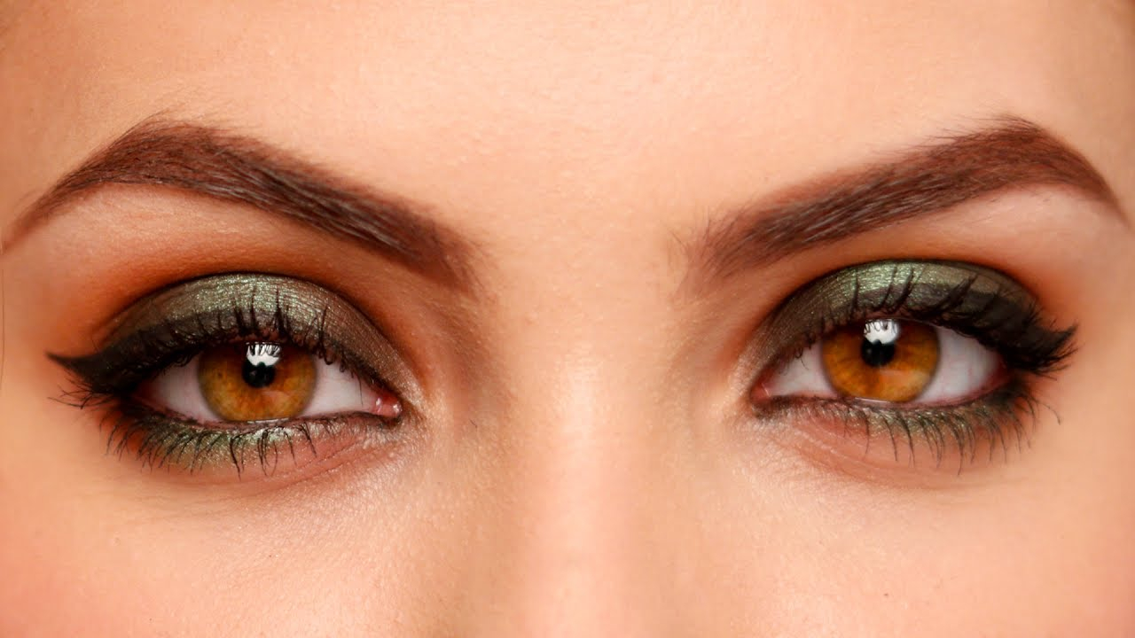 Smokey Eye Makeup For Hazel Eyes Green Smokey Eyes Makeup Tutorial For Beginners With Brown Or Hazel