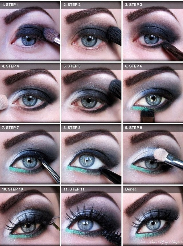 Smokey Makeup Blue Eyes 25 Easy And Dramatic Smokey Eye Tutorials This Season