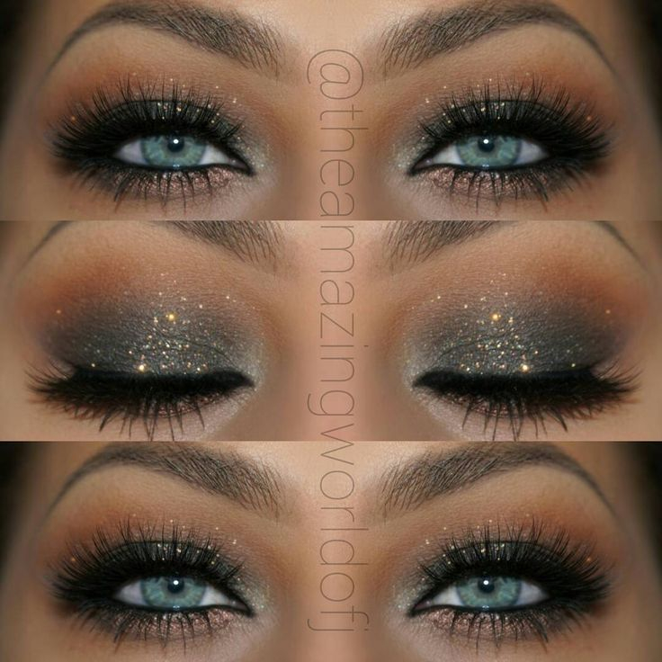 Smokey Makeup Blue Eyes Best Ideas For Makeup Tutorials Elegant Glitter Smokey Eye Makeup