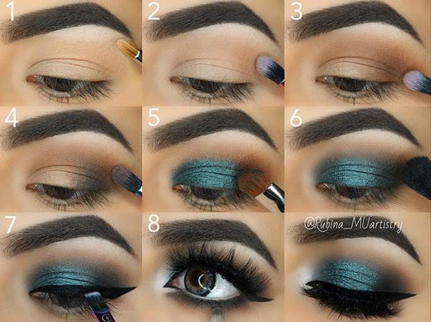 Smokey Teal Eye Makeup 21 Easy Step Step Makeup Tutorials From Instagram Stayglam Page 2