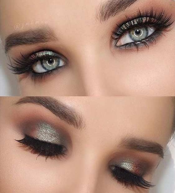 Smokey Teal Eye Makeup 31 Eye Makeup Ideas For Blue Eyes Stayglam Page 2