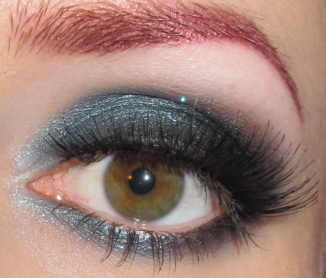 Smokey Teal Eye Makeup Glitter Is My Crack Dark Smokey Teal Eye Makeup Look