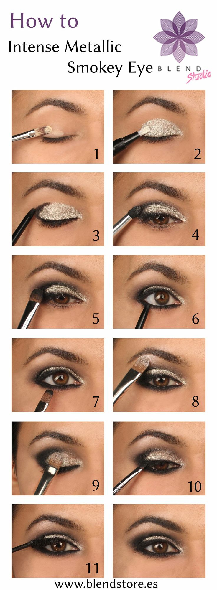 smoking eye makeup steps 15 smokey eye tutorials step step