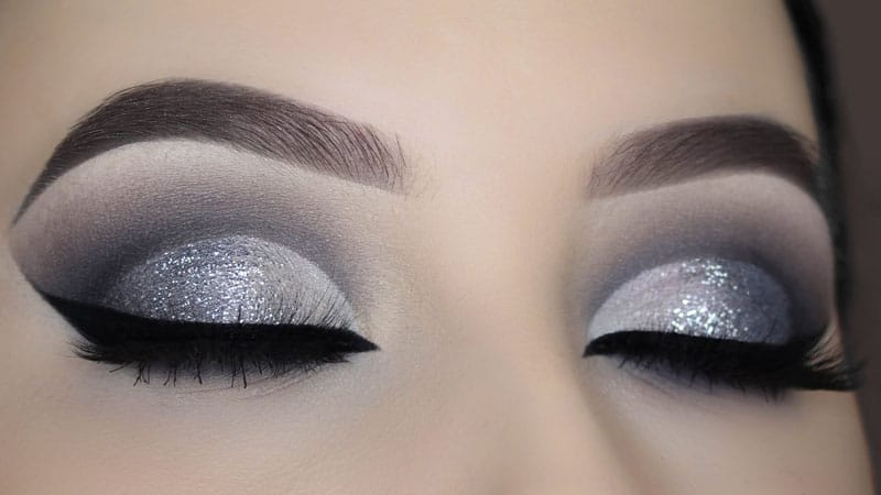 Sparkly Silver Eye Makeup How To Master The Perfect Cut Crease The Trend Spotter
