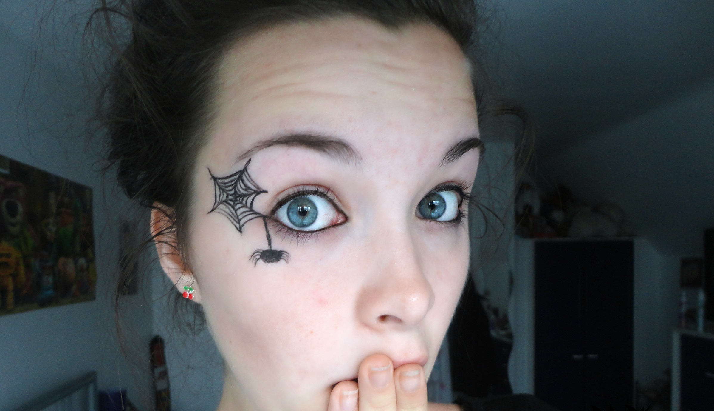 Spider Web Eye Makeup 20 Spider Halloween Makeup Ideas Flawssy