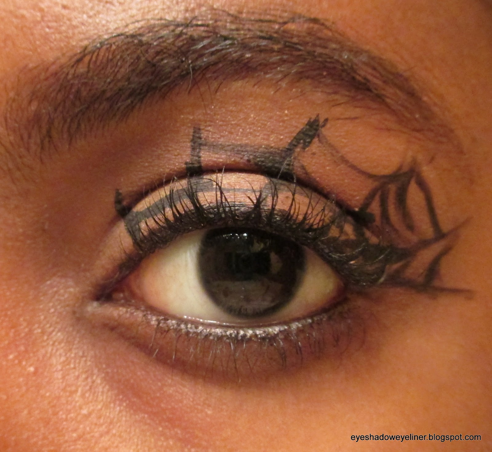 Spider Web Eye Makeup Spider Web Eye Makeup