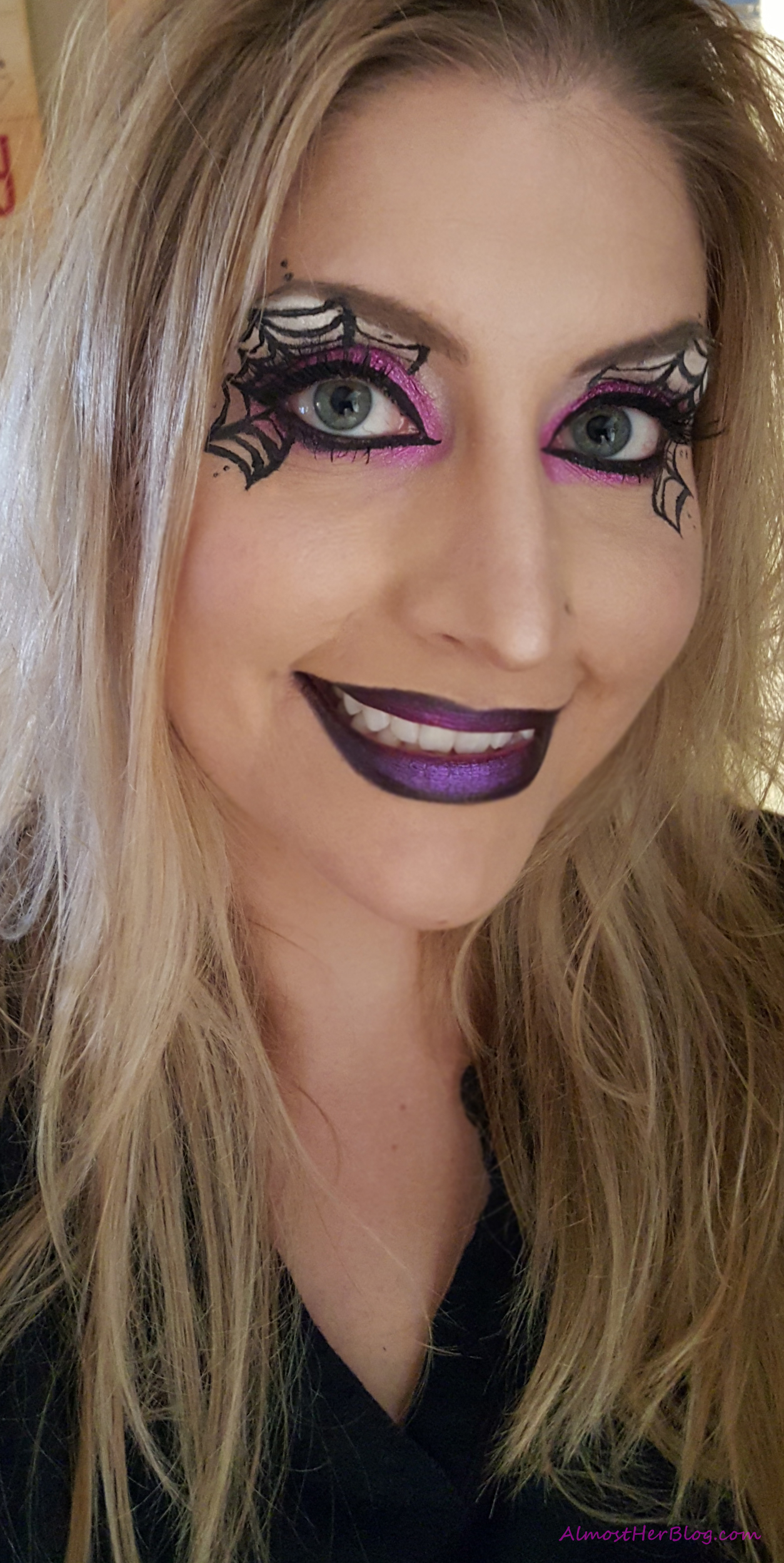 Spider Web Eye Makeup Spider Web Halloween Makeup Almost Her