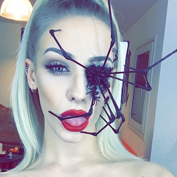 Spider Web Makeup On Eyes 20 Amazing Look Spider Halloween Makeup Ideas