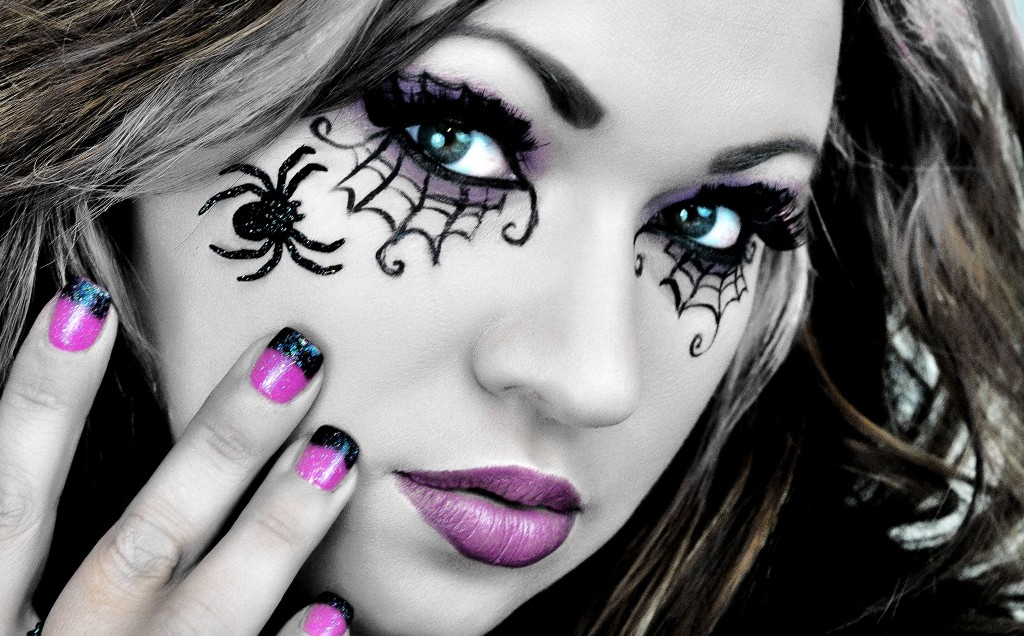 Spider Web Makeup On Eyes 20 Amazing Look Spider Halloween Makeup Ideas