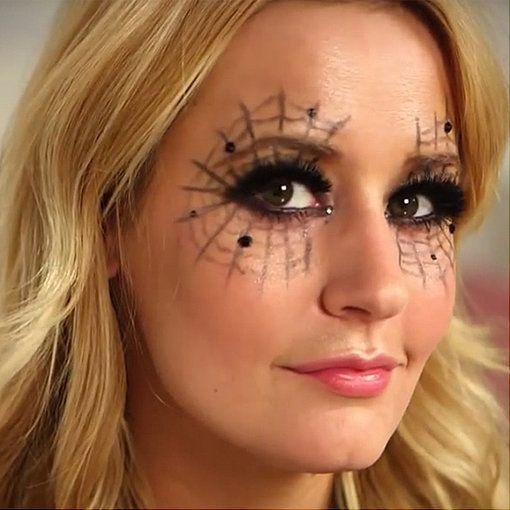 Spider Web Makeup On Eyes Makeup Tips Tutorials Sultry Spiderweb Eyes Makeup Tutorial For