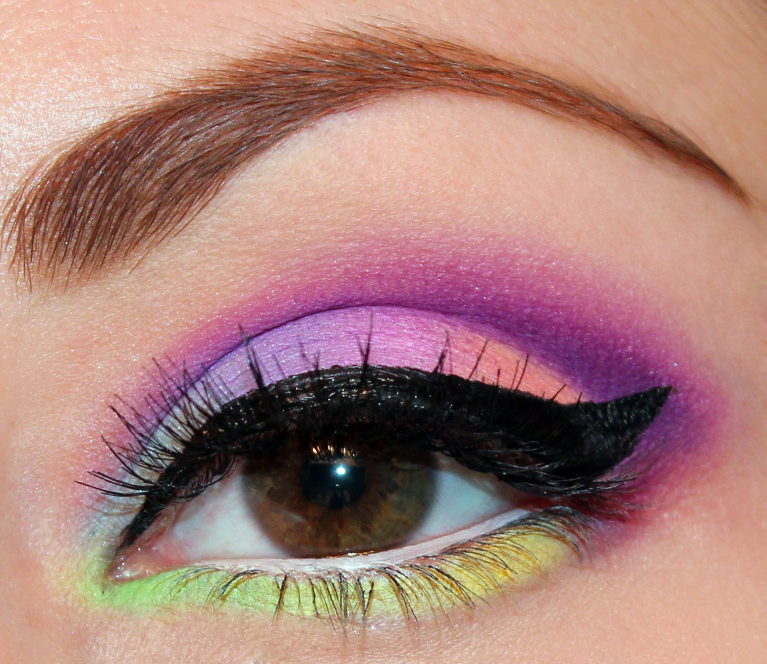 Spring Eye Makeup Luhivys Favorite Things Spring Pastel Rainbow Eye Makeup