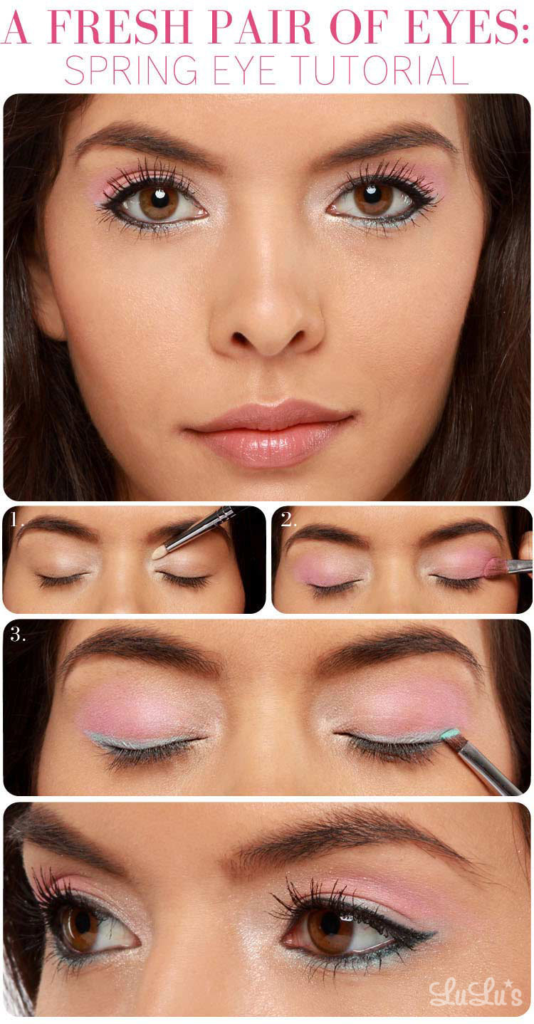 Spring Eye Makeup Spring Eyeshadow Tutorial Lulus Fashion Blog