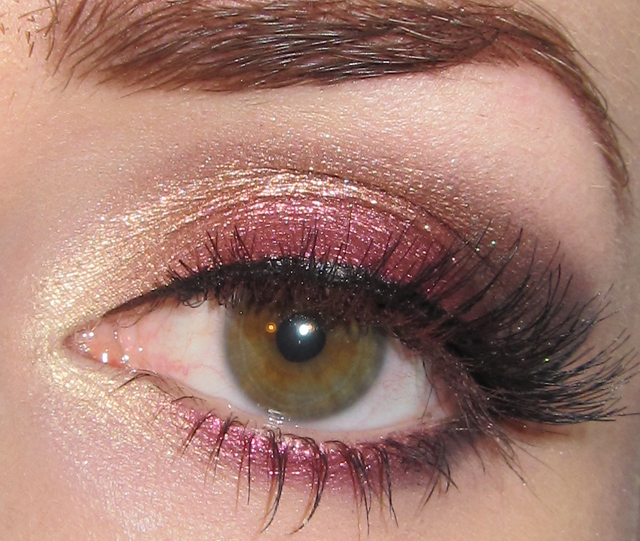 Steampunk Eye Makeup Glitter Is My Crack Gold Copper And Wine Eye Makeup Tutorial