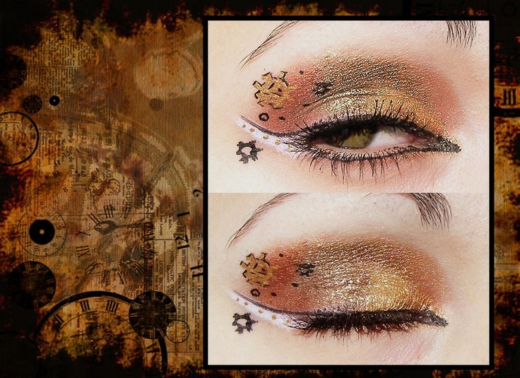 Steampunk Eye Makeup Victorian Steampunk Eye Makeup