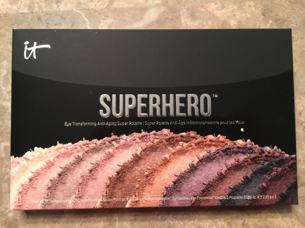 Superhero Eye Makeup Details About It Cosmetics Superhero Eyeshadow Eye Shadow Palette 12 Shades Boxed Authentic