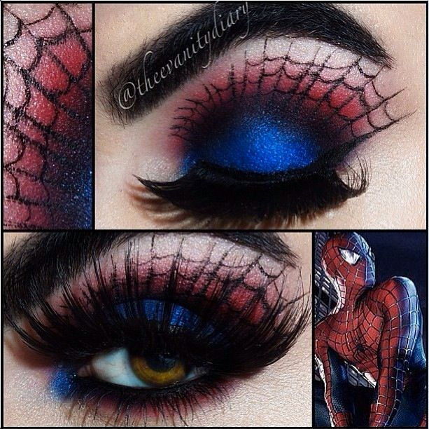 Superhero Eye Makeup Halloween Makeup Superhero Costumes Anyone Cool Colored
