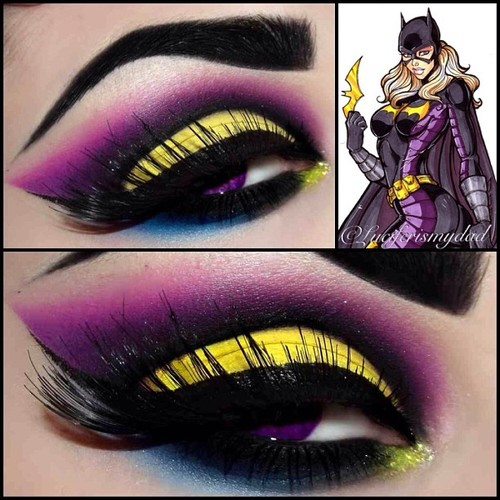 Superhero Eye Makeup Lady Of The Geek In The Eyes Of A Superhero