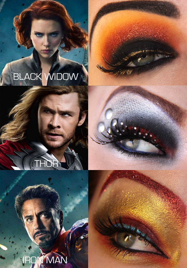 Superhero Eye Makeup Unleash Your Inner Superhero Avengers Eye Makeup Classy Outfit