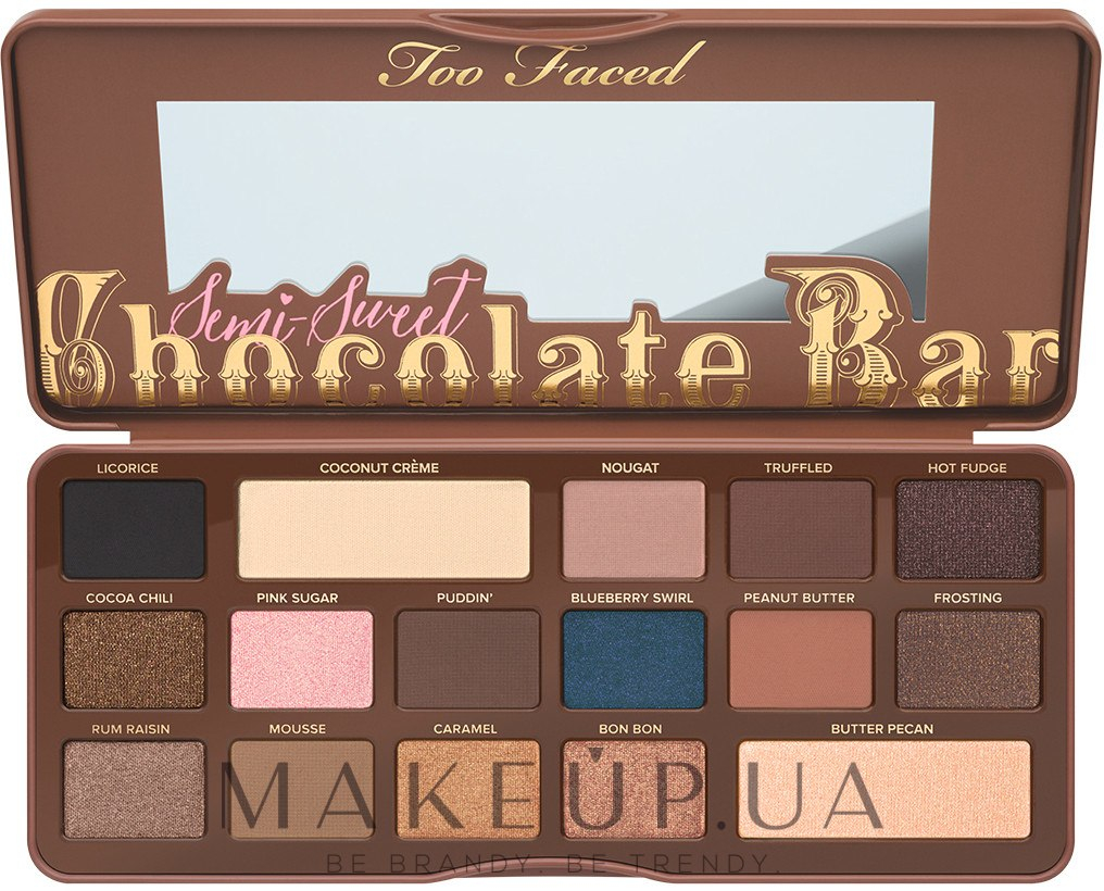 Swirl Eye Makeup Makeup Too Faced Semi Sweet Chocolate Bar