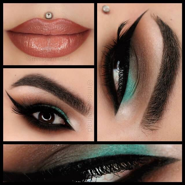 Teal Smokey Eye Makeup 20 Perfect Club Makeup Looks Featuring Sexy Smokey Eyes