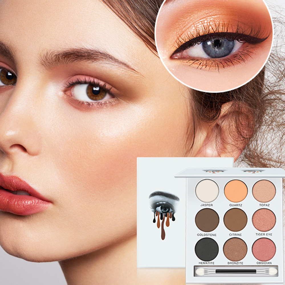 Tiger Eye Makeup New Design 9 Colors Profesional Eyeshadow Palette Luxury Eye Shadow
