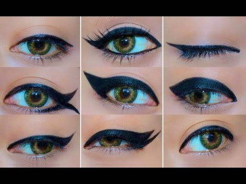 Types Of Eye Makeup 9 Different Eyeliner Looks Easy Eyeliner Tutorial For Beginners
