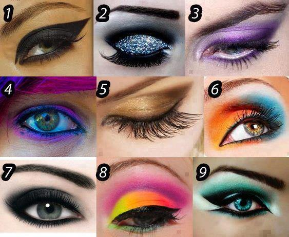Types Of Eye Makeup Different Types Of Eye Makeup Eye Makeup