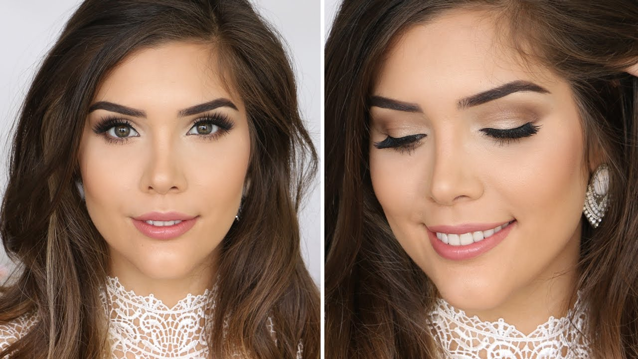 Wedding Makeup For Brown Eyes Natural Bridal Makeup Tutorial Katerina Williams Youtube