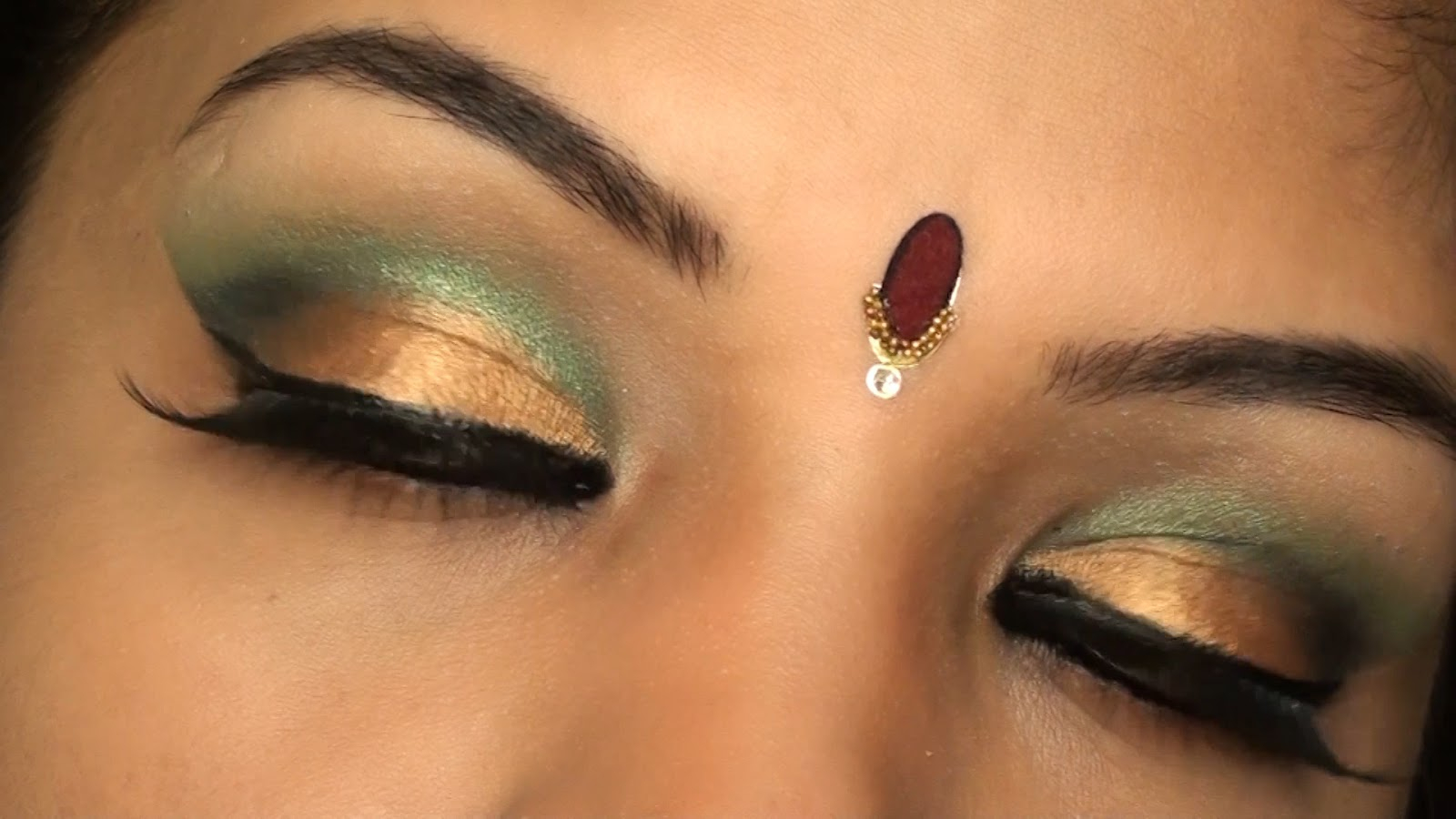 Wedding Makeup For Green Eyes Indian Bridal Maquillage Oh Those Eyes Somas Indian Weddings