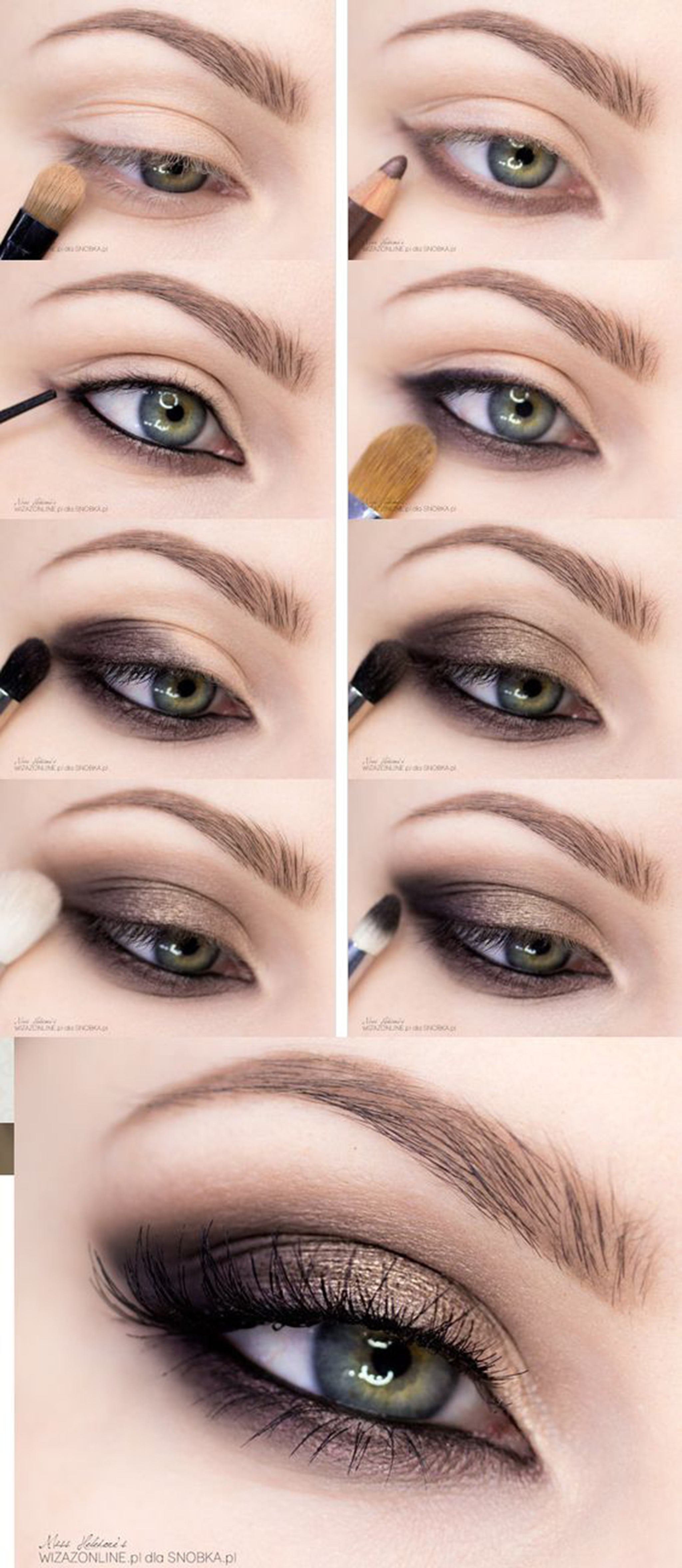 White Makeup In Corner Of Eye 15 Smokey Eye Tutorials Step Step Guide To Perfect Hollywood Makeup
