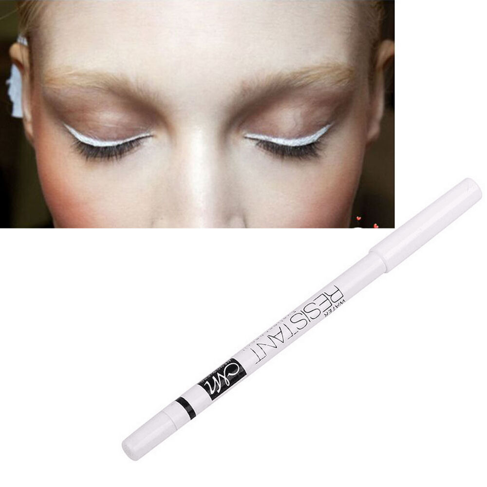 White Makeup Under Eyes 3pcs Waterproof Long Up Eyeliner Pencil White Color For Under Eye