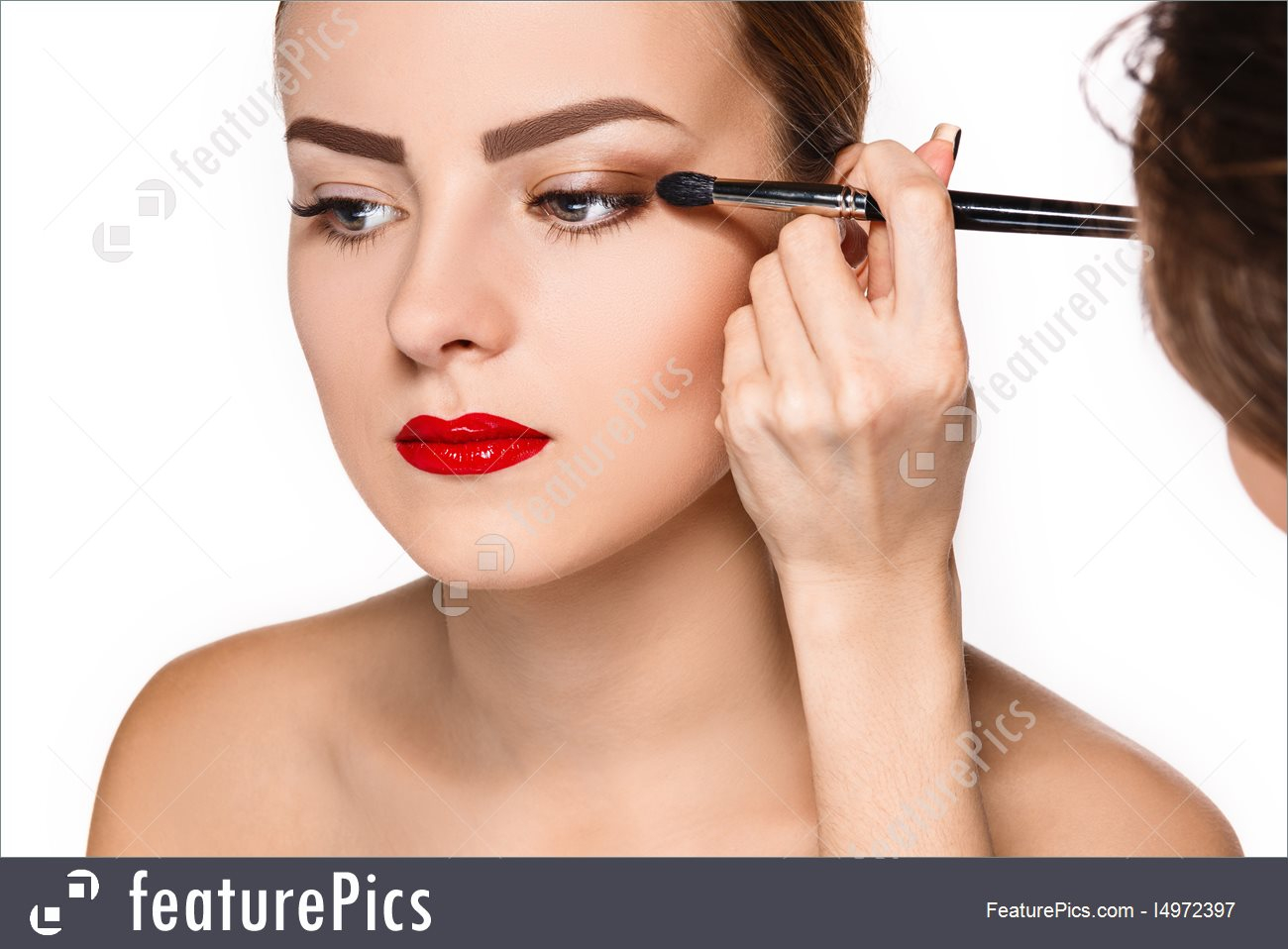 White Makeup Under Eyes Picture Of Female Eyes Makeup