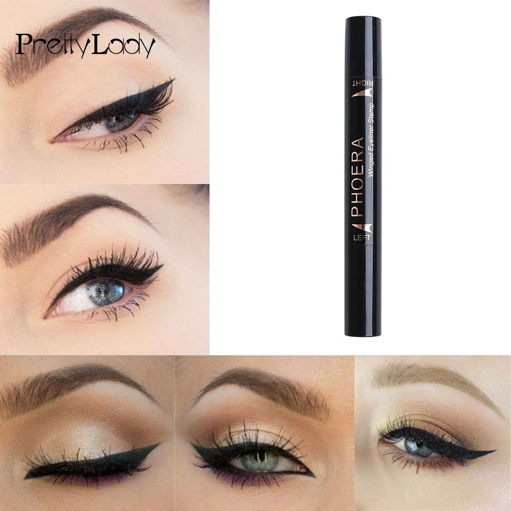 Winged Eye Makeup Liquid Eyeliner Stamp Waterproof Makeup Cosmetic Black Winged Eye