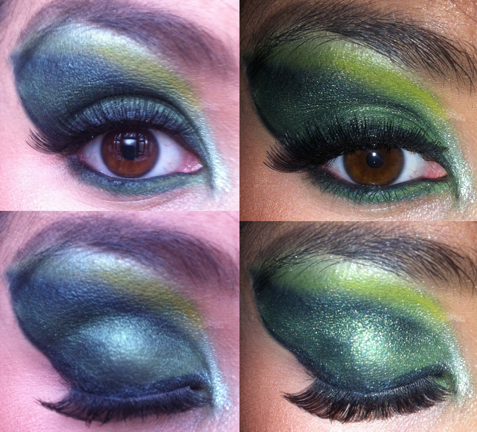 Witch Eye Makeup Eye Make Up Challenge Green As A Witch So Many Lovely Things