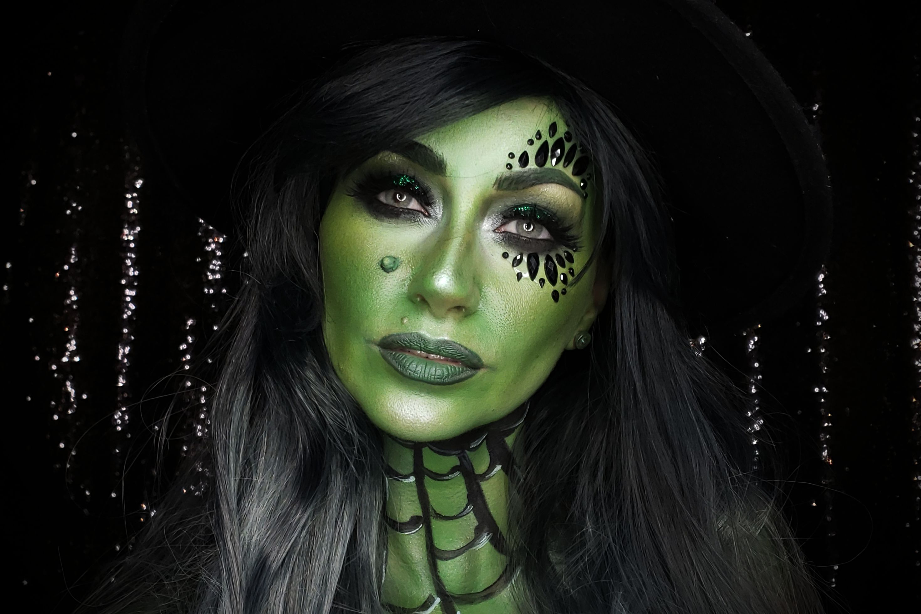 Witch Eye Makeup Green Witch Makeup Tutorial Mehron