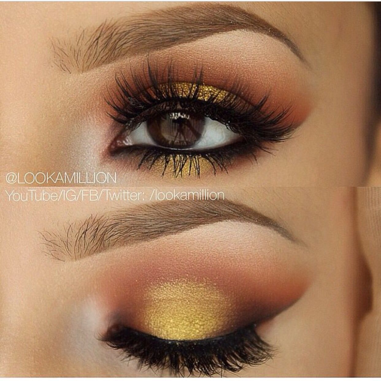 Yellow Eye Makeup Another Cute Yellow Preferred Eye Makeup Look Very Similar To The