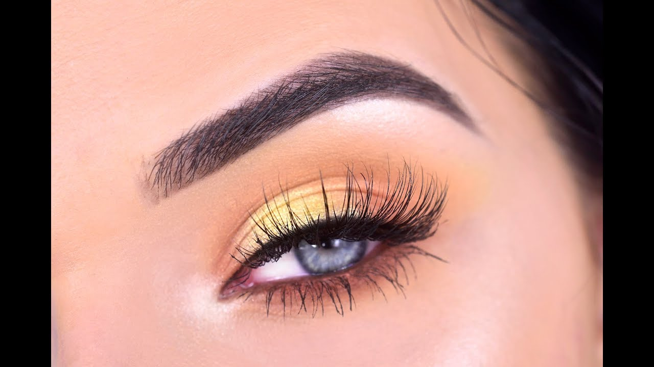 Yellow Eye Makeup Violet Voss Flamingo Eyeshadow Palette Yellow Eye Makeup Tutorial